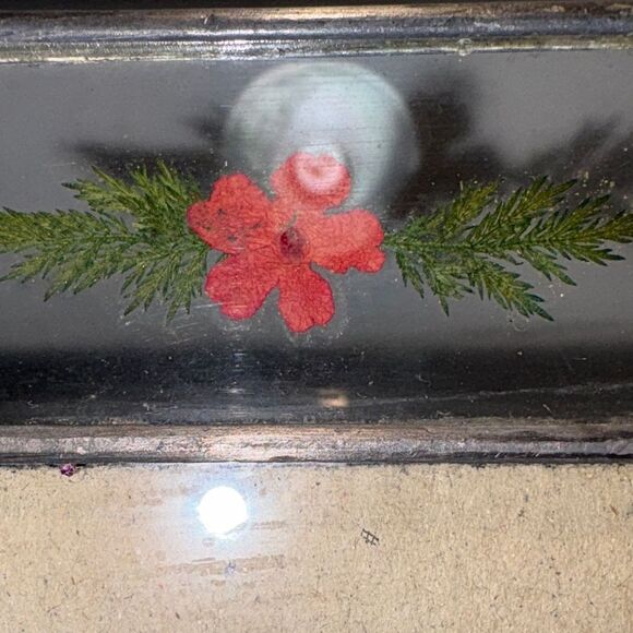 Floral Stained Glass Picture Frame - Picture 6 of 8